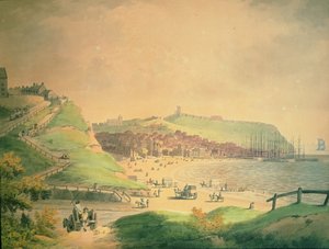 Güney Körfezi Scarborough, 1790 by Francis Nicholson