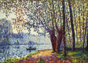 Loing Kıyılarında Güneşli Sabah; Soleil du Matin au Bord du Loing by Francis Picabia