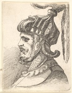 Miğferli kafa, 1662-78.