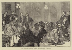 Newcastle-on-Tyne'de bir Avustralya-Et Akşam Yemeği by Francis S. Walker