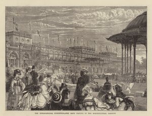Uluslararası Sergi, Bahçıvanlık Bahçelerinde Çalan Bando by Francis S. Walker