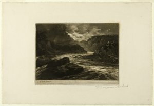 Bir Somon Nehri, No. II by Francis Seymour Haden