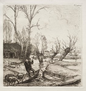 Sular Altında Bataklıkta: Çoban by Francis Seymour Haden
