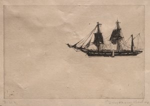 Kabuk Takma, 1865. by Francis Seymour Haden