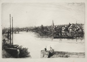 Battersea Erişimi by Francis Seymour Haden