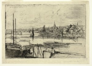 Battersea Erişimi by Francis Seymour Haden