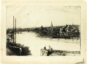Battersea Erişimi by Francis Seymour Haden