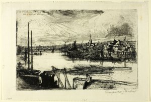 Battersea Erişimi by Francis Seymour Haden