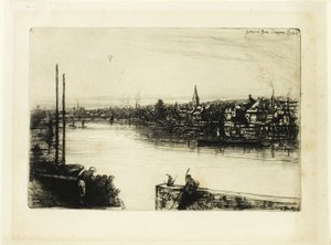 Battersea Erişimi by Francis Seymour Haden