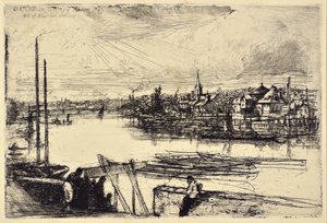 Battersea Erişimi by Francis Seymour Haden