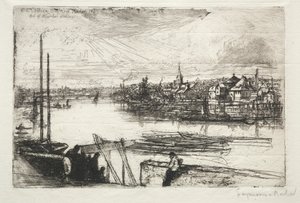 Battersea Erişimi, 1843. by Francis Seymour Haden