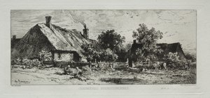 Burgonya Kulübeleri by Francis Seymour Haden