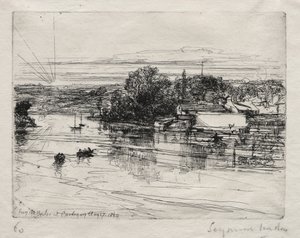 Hırka Köprüsü by Francis Seymour Haden