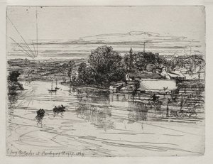 Hırka Köprüsü, 1864. by Francis Seymour Haden