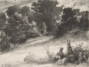 Combe Bottom, 1860., 1860. by Francis Seymour Haden
