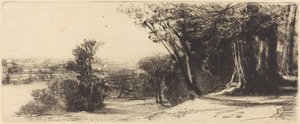Sabah Erken - Richmond by Francis Seymour Haden