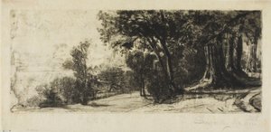 Sabah Erken, Richmond Parkı by Francis Seymour Haden