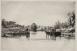 Egham Kilidi by Francis Seymour Haden