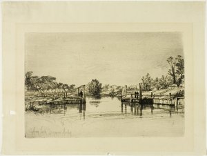 Egham Kilidi by Francis Seymour Haden