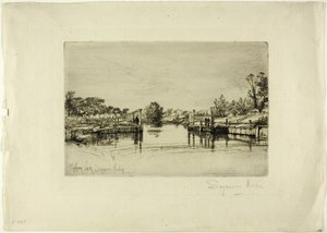 Egham Kilidi by Francis Seymour Haden