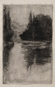 Akşam by Francis Seymour Haden