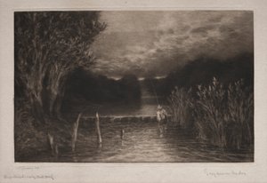 Grayling Balıkçılık by Francis Seymour Haden