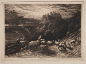 harlech by Francis Seymour Haden