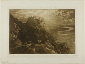 Harlech, hayır. var by Francis Seymour Haden