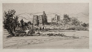 Kidwelly Kalesi. by Francis Seymour Haden