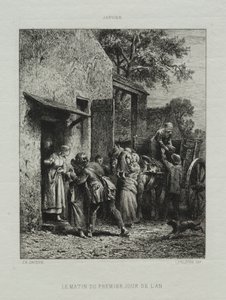 Yılın ilk gününün sabahı by Francis Seymour Haden