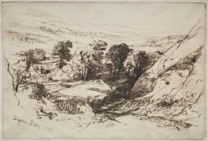 Dokuz Höyük Aşağı by Francis Seymour Haden