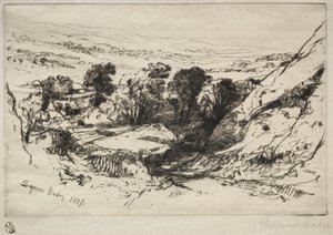 Dokuz Höyük, 1877. by Francis Seymour Haden