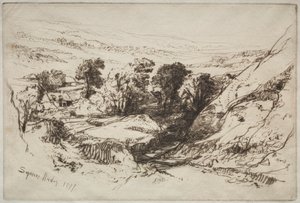 Dokuz Höyük, 1877. by Francis Seymour Haden