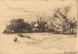 Eski Willesley Evi by Francis Seymour Haden