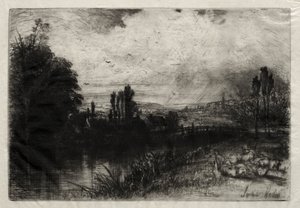 Testte by Francis Seymour Haden