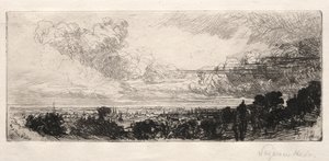 Çalışma Dışı Penceresi, 1862. by Francis Seymour Haden