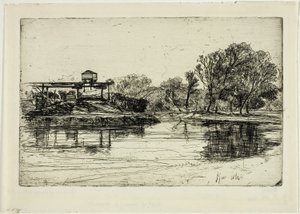 Demiryolu tecavüzü by Francis Seymour Haden