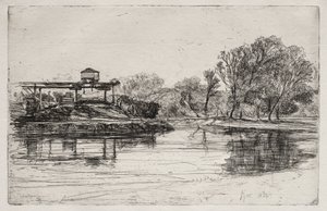 Demiryolu tecavüzü, 1864. by Francis Seymour Haden