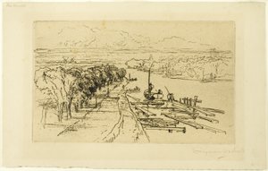 Amstel, No. II by Francis Seymour Haden