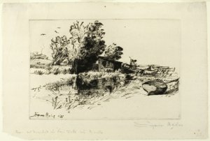 Küçük Kayık Evi by Francis Seymour Haden
