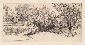 Küçük Longparish by Francis Seymour Haden