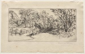 Küçük Longparish by Francis Seymour Haden