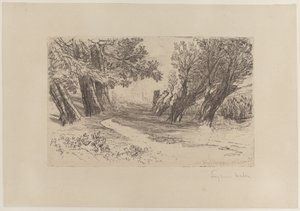 Aşıklar Yürüyüşü, No. I, 1864., 1864. by Francis Seymour Haden