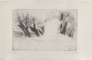 Aşıklar Yürüyüşü, No. I, 1864., 1864. by Francis Seymour Haden