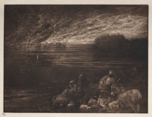 Tuz Sütunu by Francis Seymour Haden