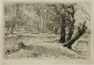 Üç Kızkardeş by Francis Seymour Haden
