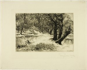 Üç Kızkardeş by Francis Seymour Haden