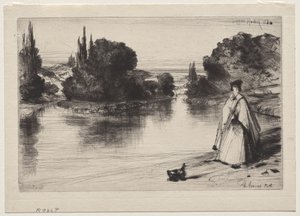 Çekme Yolu by Francis Seymour Haden