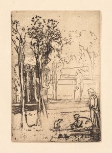 Üç Ağaç Çiftliği by Francis Seymour Haden