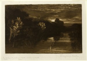 Winchelsea Kanalı by Francis Seymour Haden